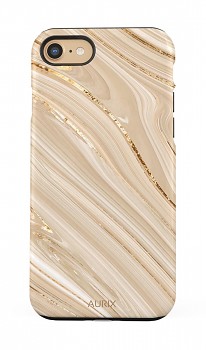 Luxusní kryt AURIX na iPhone SE 2020 Golden Sands