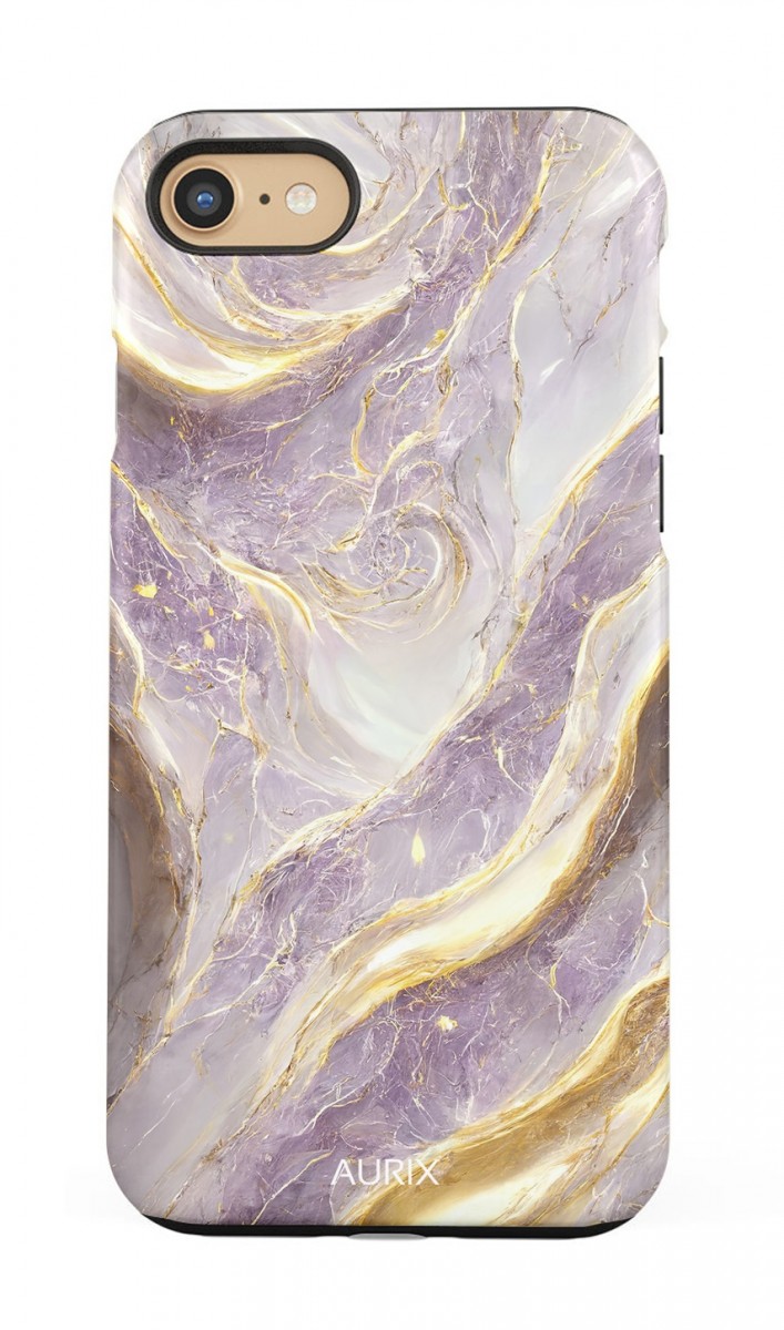 Luxusní kryt AURIX na iPhone SE 2020 Amethyst