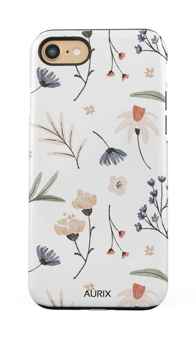 Luxusní kryt AURIX na iPhone SE 2020 Floral Fantasy