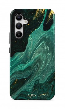 Luxusní kryt AURIX na Samsung A54 5G Green Lagoon
