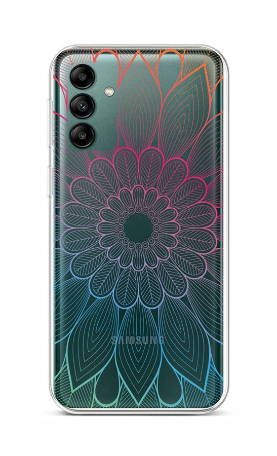 Levně Kryt TopQ Samsung A04s Rainbow Mandala 86854 (pouzdro neboli obal na mobil Samsung A04s)