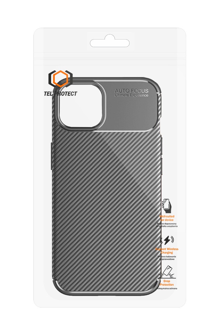 Levně Zadní kryt Tel Protect Carbon Elite pro iPhone 16 Pro černý