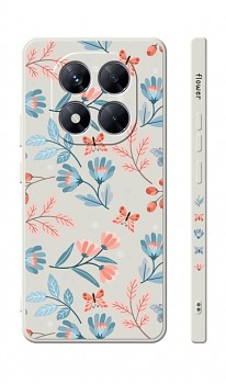 Zadní kryt Design na Xiaomi Redmi Note 14 Pro 5G Romantické kvítky