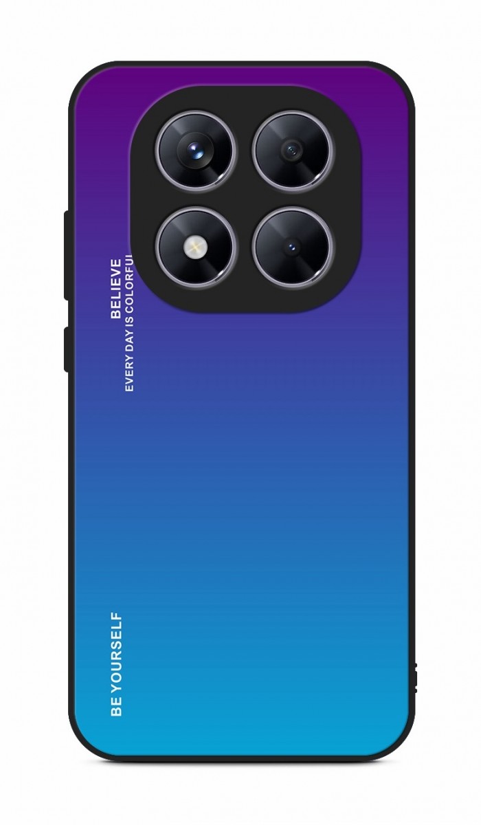 Zadní pevný kryt LUXURY na Xiaomi Redmi Note 14 Pro 5G duhový purpurový