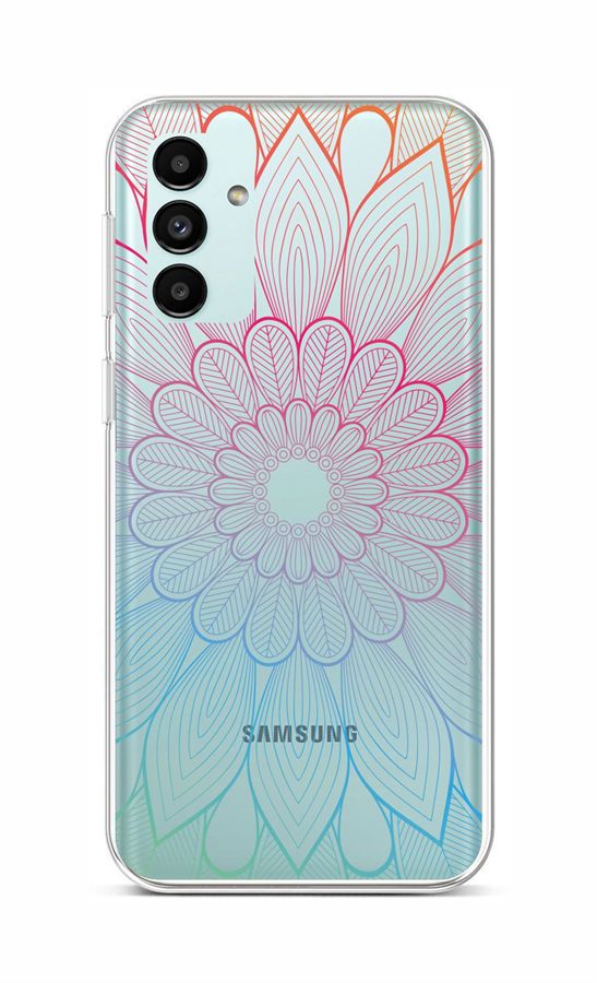 Levně Kryt TopQ Samsung A13 5G Rainbow Mandala 86875 (pouzdro neboli obal na mobil Samsung A13 5G)