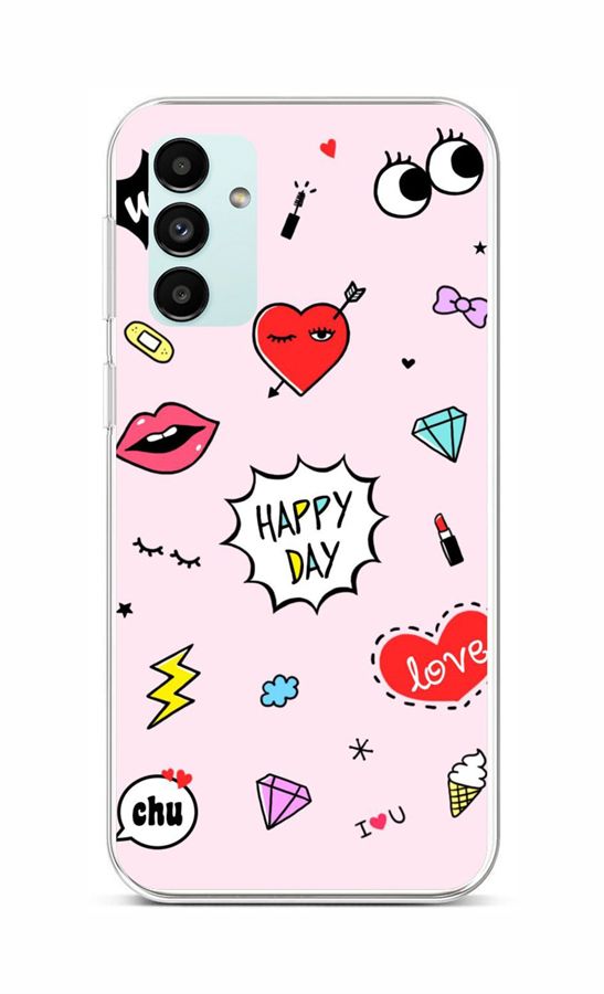 Levně Kryt TopQ Samsung A13 5G Happy Day 86879 (pouzdro neboli obal na mobil Samsung A13 5G)