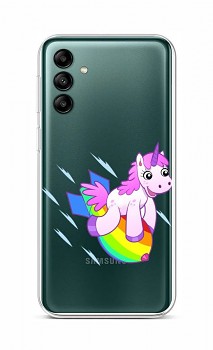 Zadní kryt na Samsung A04s Flying Unicorn
