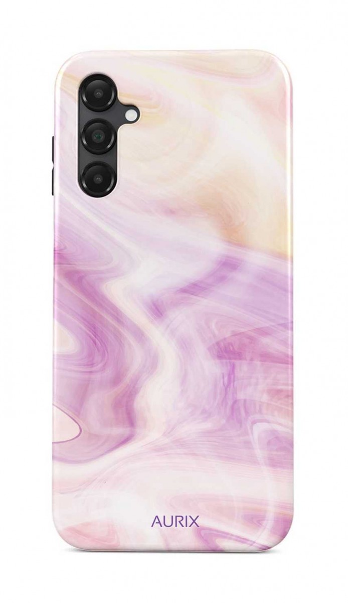 Levně Kryt AURIX Samsung A14 pevný Pinky Wave 126898 (pouzdro neboli obal na mobil Samsung A14)