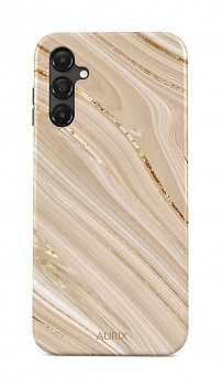 Luxusní kryt AURIX na Samsung A14 Golden Sands