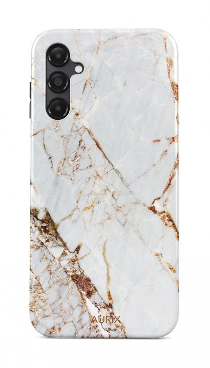 Luxusní kryt AURIX na Samsung A14 Antique Marble