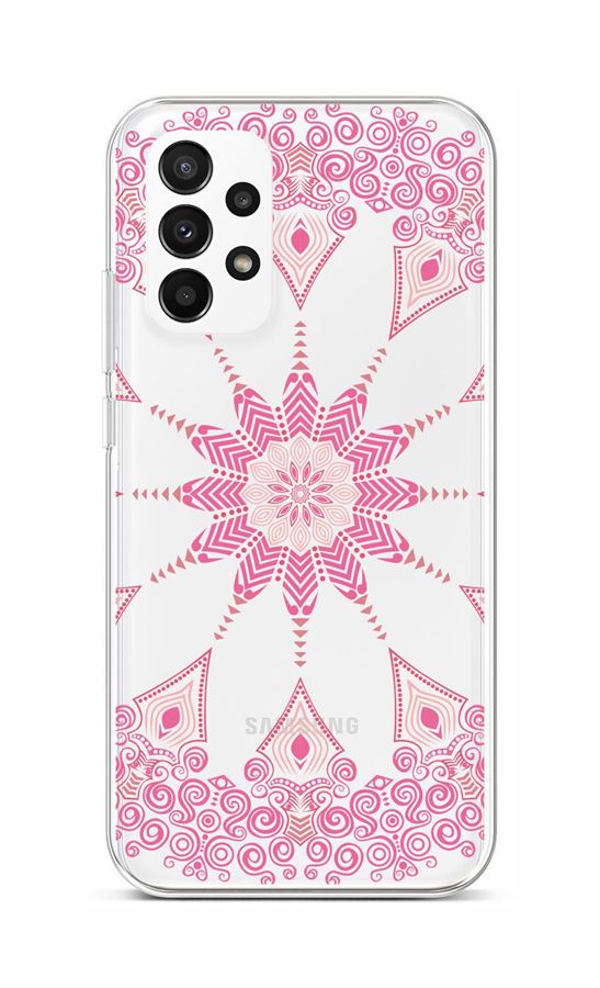 Levně Kryt TopQ Samsung A23 5G Pink Mandala 86911 (pouzdro neboli obal na mobil Samsung A23 5G)