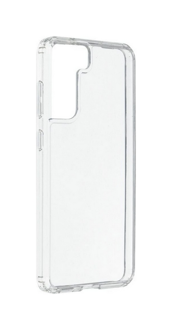 Zadní pevný kryt Super Clear Hybrid na Samsung S21 FE průhledný
