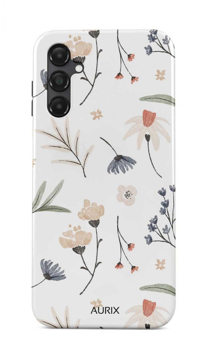 Luxusní kryt AURIX na Samsung A14 Floral Fantasy