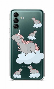 Zadní kryt na Samsung A04s Grey Unicorns