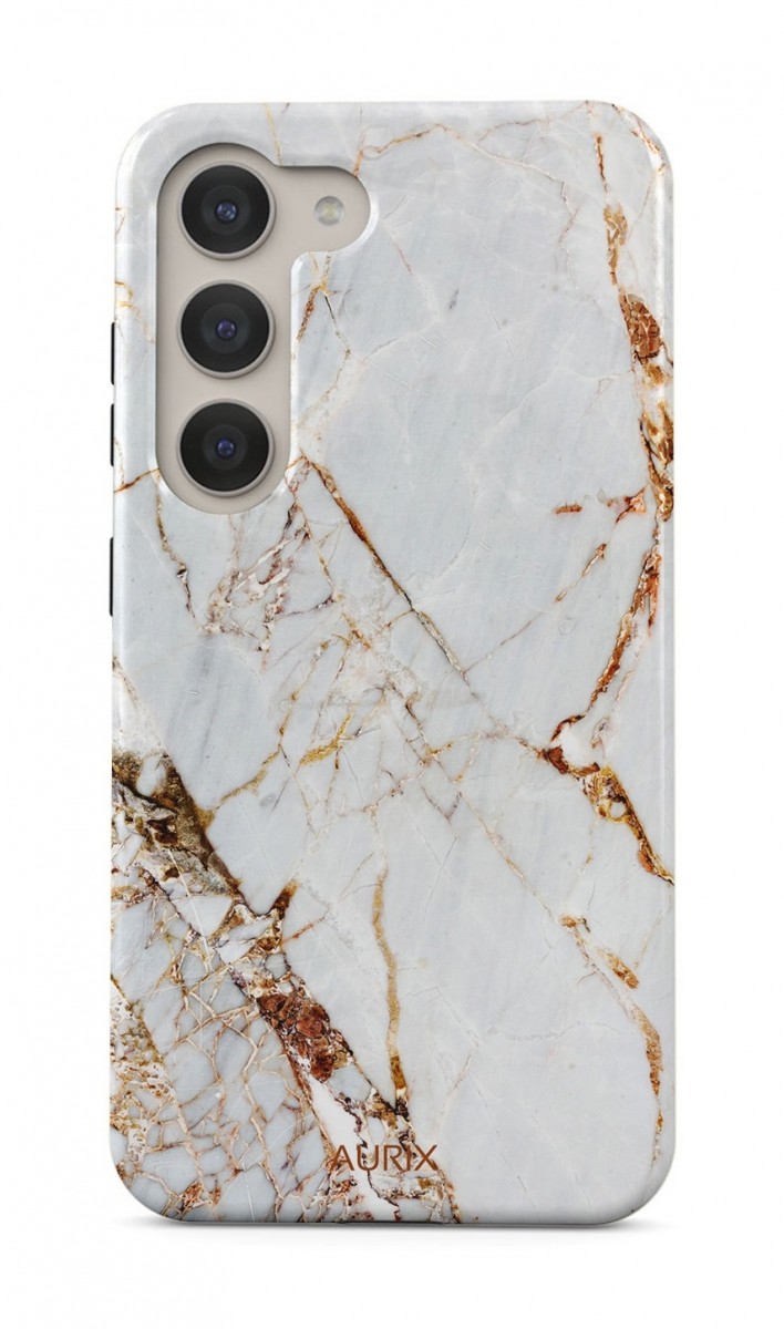 Luxusní kryt AURIX na Samsung S23 Antique Marble