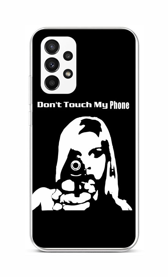 Levně Kryt TopQ Samsung A23 5G Don't Touch Gun 86952 (pouzdro neboli obal na mobil Samsung A23 5G)