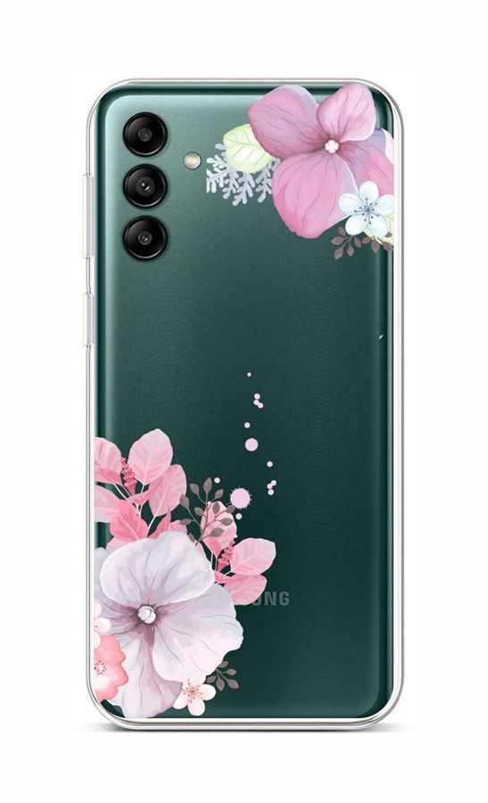 Levně Kryt TopQ Samsung A04s Violet Blossom 86961 (pouzdro neboli obal na mobil Samsung A04s)