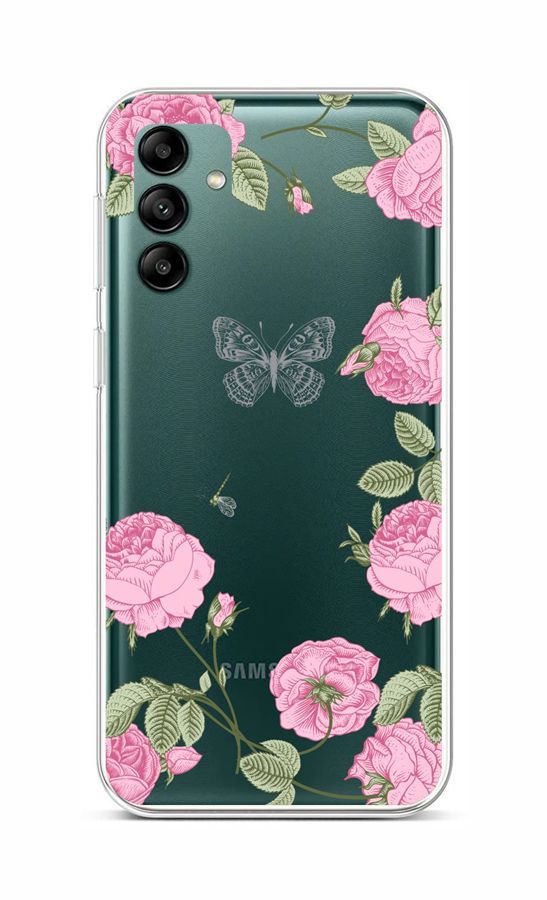 Levně Kryt TopQ Samsung A04s Pivoňky 86962 (pouzdro neboli obal na mobil Samsung A04s)