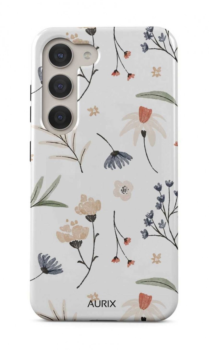 Luxusní kryt AURIX na Samsung S23 Floral Fantasy