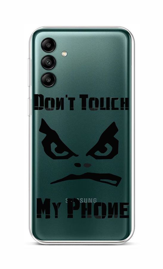 Levně Kryt TopQ Samsung A04s Don´t Touch průhledný 86964 (pouzdro neboli obal na mobil Samsung A04s)