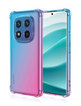 Zadní kryt na Xiaomi Redmi Note 14 Pro+ 5G Shock duhový modro-růžový