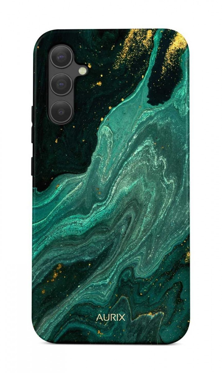 Luxusní kryt AURIX na Samsung A34 Green Lagoon