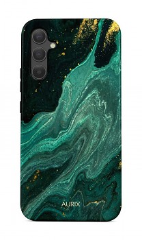 Luxusní kryt AURIX na Samsung A34 Green Lagoon