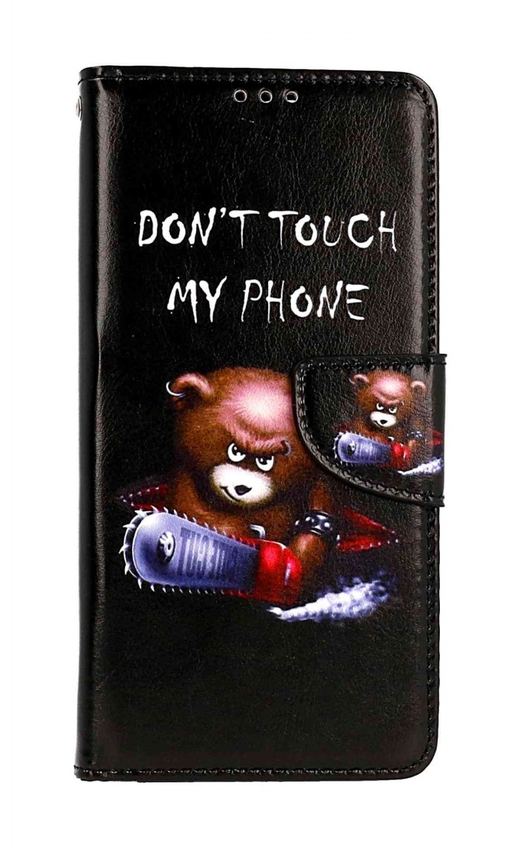 Levně Pouzdro TopQ Xiaomi Poco X5 Pro 5G knížkové Don't Touch méďa 96973 (kryt neboli obal na mobil Xiaomi Poco X5 Pro 5G)