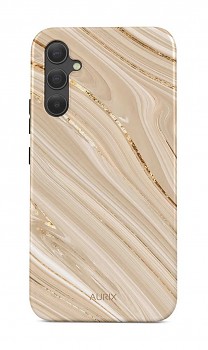 Luxusní kryt AURIX na Samsung A34 Golden Sands