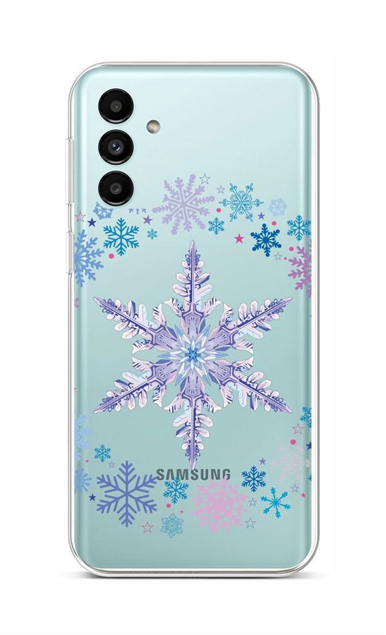 Levně Kryt TopQ Samsung A13 5G Snowflake 86984 (pouzdro neboli obal na mobil Samsung A13 5G)