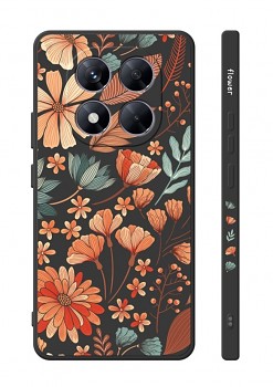 Zadní kryt Design na Xiaomi Redmi Note 14 Pro+ 5G Luční kvítí černý