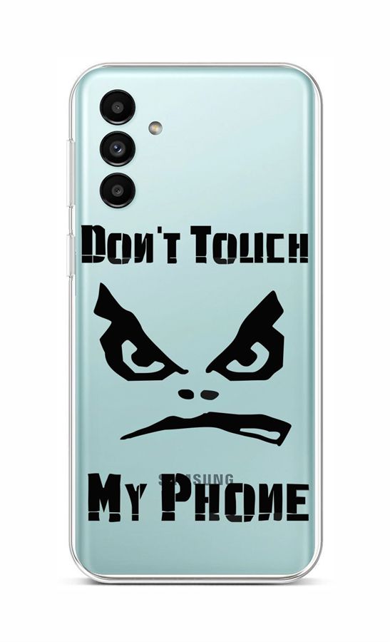 Levně Kryt TopQ Samsung A13 5G Don't Touch průhledný 86991 (pouzdro neboli obal na mobil Samsung A13 5G)