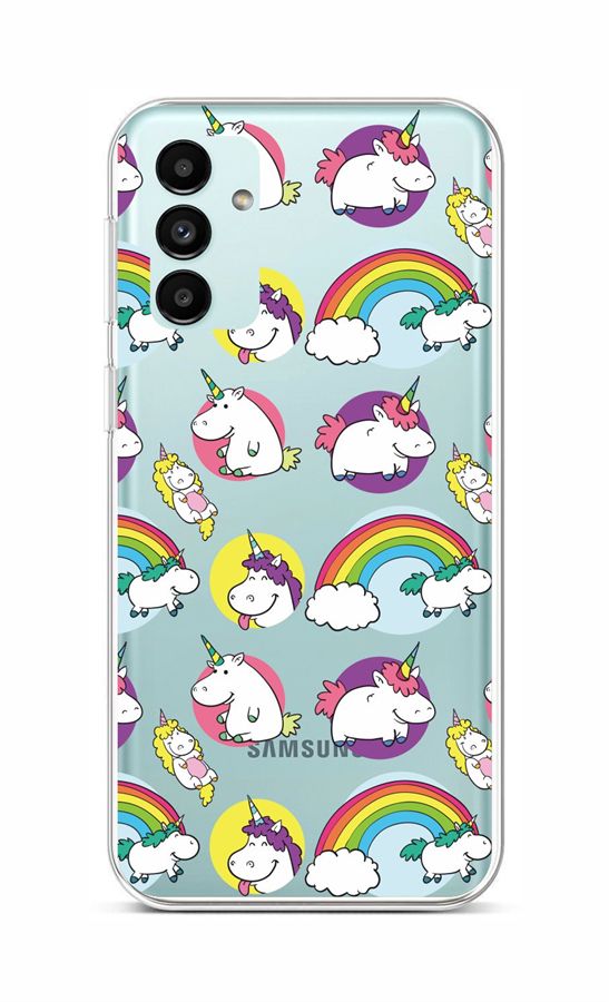 Levně Kryt TopQ Samsung A13 5G Chunky Unicorns 86994 (pouzdro neboli obal na mobil Samsung A13 5G)
