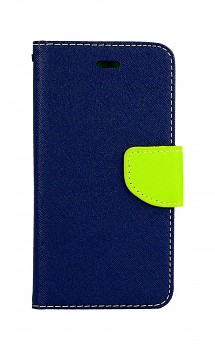 Knížkové pouzdro na iPhone X modré