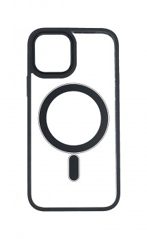 Zadní pevný kryt Magnetic na iPhone 12 Pro s černým rámečkem