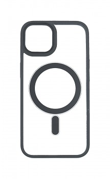 Zadní pevný kryt Magnetic na iPhone 14 Plus s černým rámečkem