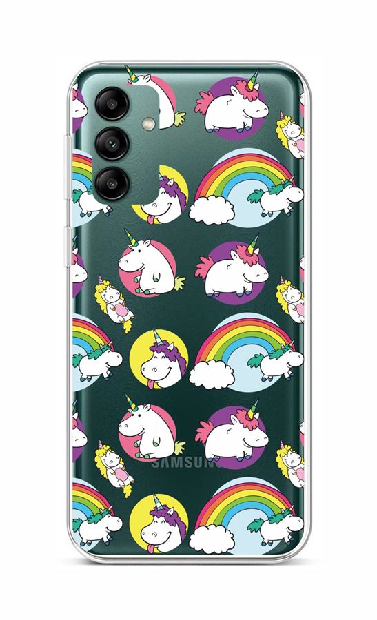 Levně Kryt TopQ Samsung A04s Chunky Unicorns 87067 (pouzdro neboli obal na mobil Samsung A04s)