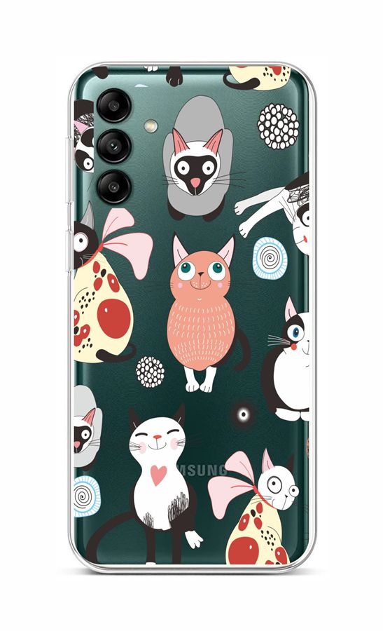 Levně Kryt TopQ Samsung A04s Cats 2 87068 (pouzdro neboli obal na mobil Samsung A04s)