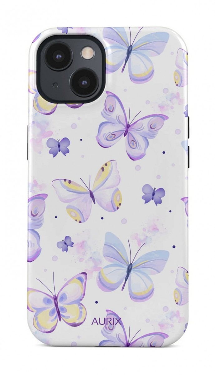 Luxusní kryt AURIX na iPhone 13 Mini Butterflies