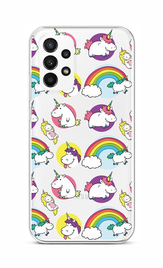 Zadní kryt na Samsung A23 5G Chunky Unicorns