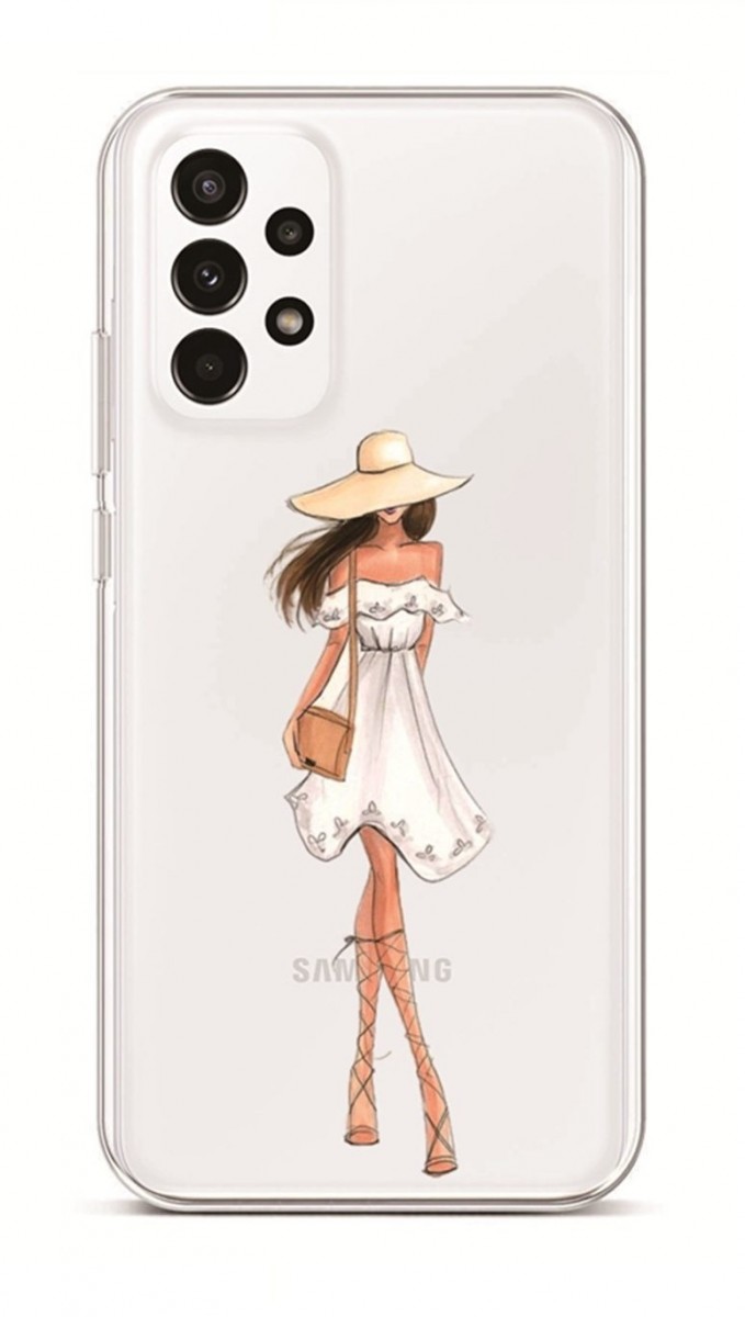 Levně Kryt TopQ Samsung A23 5G Lady 5 87108 (pouzdro neboli obal na mobil Samsung A23 5G)