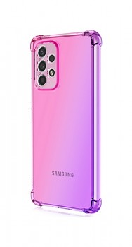 Zadní kryt na Samsung A23 5G Shock duhový růžovo-fialový