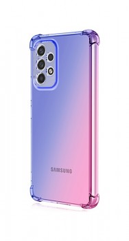 Zadní kryt na Samsung A23 5G Shock duhový modro-růžový