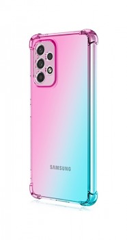 Zadní kryt na Samsung A23 5G Shock duhový mentolovo-růžový