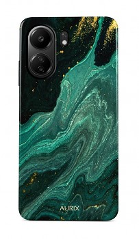 Luxusní kryt AURIX na Xiaomi Redmi 13C Green Lagoon