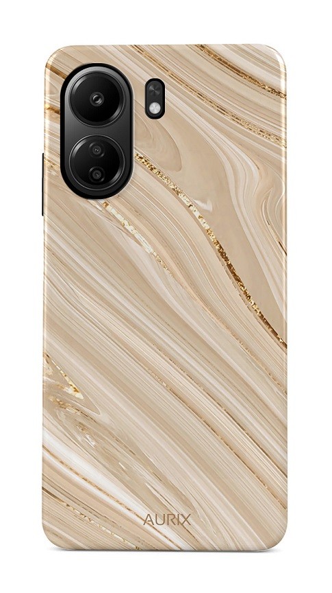 Levně Kryt AURIX Xiaomi Redmi 13C pevný Golden Sands 127139 (pouzdro neboli obal na mobil Xiaomi Redmi 13C)