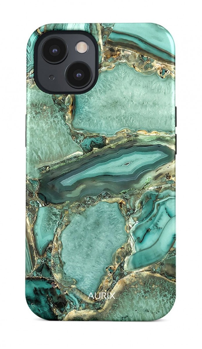 Levně Kryt AURIX MagSafe iPhone 13 Emerald Glow 127158 (pouzdro neboli obal na mobil iPhone 13)