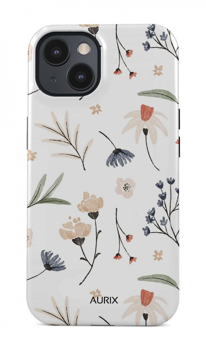 Luxusní kryt AURIX MagSafe na iPhone 13 Floral Fantasy