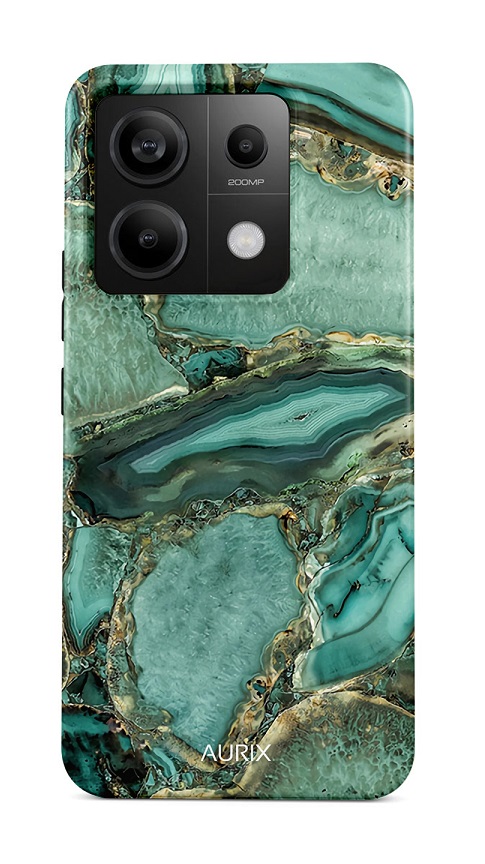 Levně Kryt AURIX Xiaomi Redmi Note 13 Pro 5G pevný Emerald Glow 127193 (pouzdro neboli obal na mobil Xiaomi Redmi Note 13 Pro 5G)
