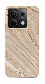 Luxusní kryt AURIX na Xiaomi Redmi Note 13 Pro 5G Golden Sands